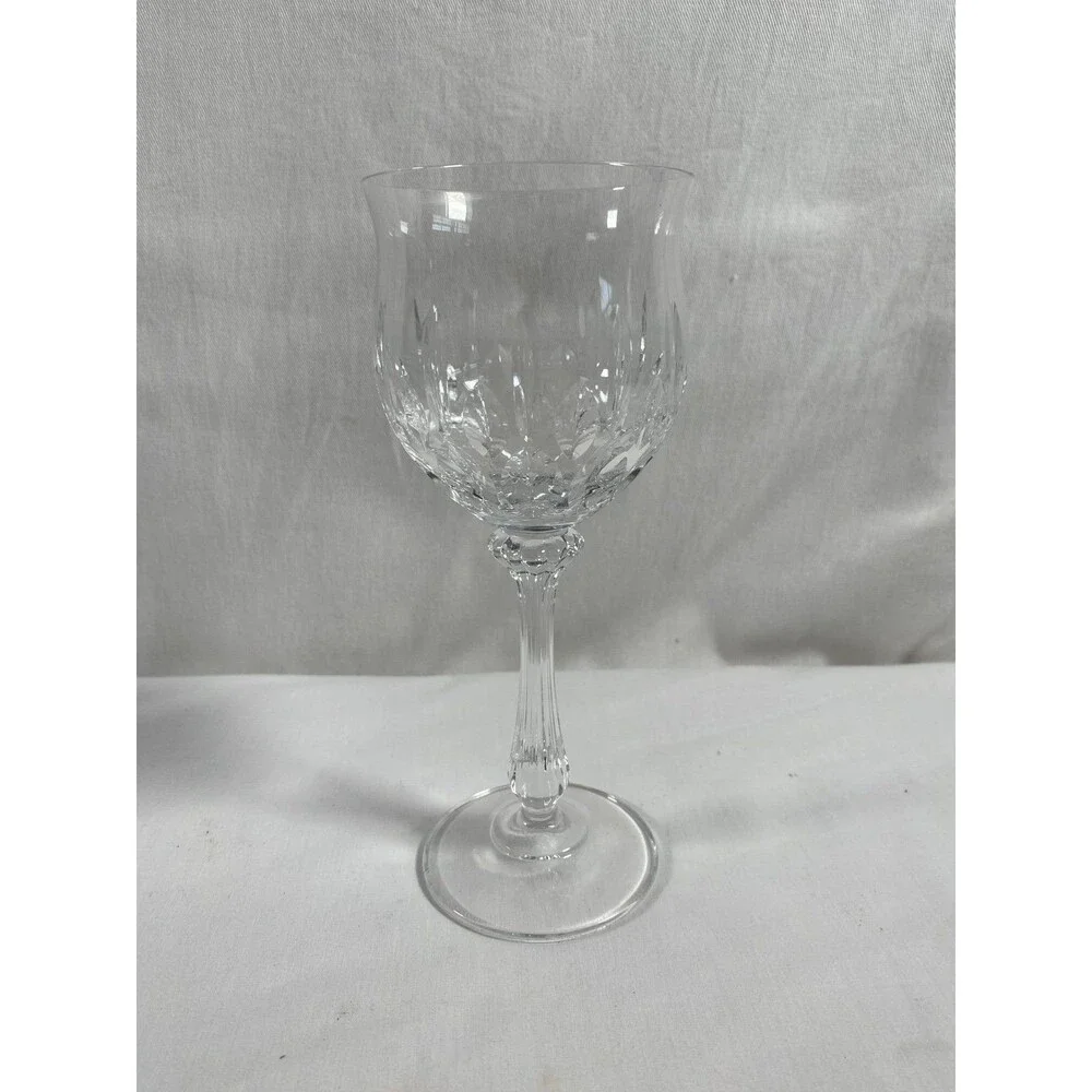 Lot of 4 Mikasa Normandy Crystal Wine Glass Goblet Stemware #426